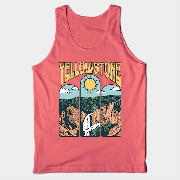 yellow stone Tank Top by TOXICART